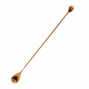 Copper Plated Skull Bar Spoon 330mm