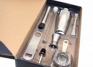 Stainless Steel Calabrese Shaker Gift Set 8 Piece