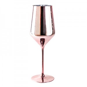 Copper Plated Tosca Wine Glass 420ml