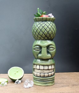 I-Ceramic Pineapple Head Tiki Mug 650ml