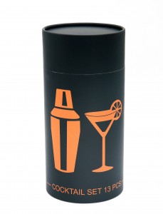 Cocktailset 13-delig - Cilinder geschenkdoos