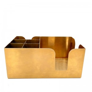 Caddy de barra chapado en ouro
