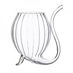 Ribed Barrel Shape Vampire Glass 375ml