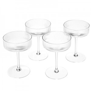Ribbed Coupe Glass 280ml