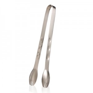 Stainless Steel Deluxe Ice Tong 19,5cm