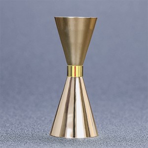 Gold Plated Slim Double Jigger 30/45 ml