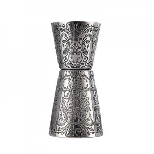 Stainless Steel Floral Classic Double Jigger 20/40ml