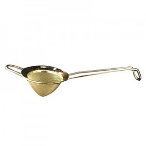 Gold Plated Fine Mesh Strainer