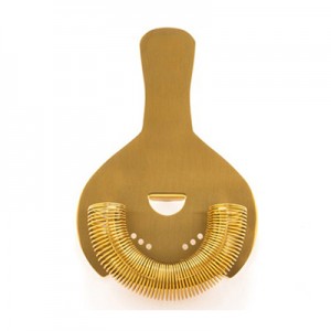 Gold Plated Luxury Cocktail Strainer