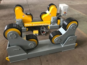 10 Ton Pipe Welding Rollers Self Aligning 2800 Mm Bo Wind Tower