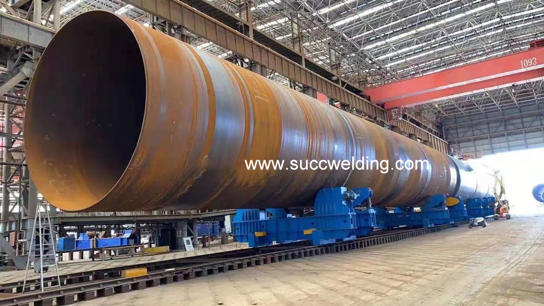 200T Fit Up Welding Rotator Conventional Hydraulic For Pipe Butt