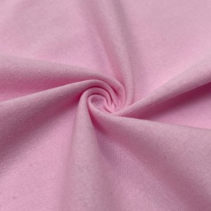 Suerte 섬유 핑크 니트 폴리에스터 스트레치 저지 패브릭 드레스