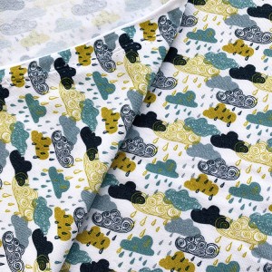 Suerte Textile Reusable Custom Printing spandex Bamboo lycra fabric for garment