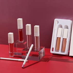 Pribadong label ng OEM na 8-kulay na 3-in-1 non-stick matte lip gloss lipstick + lip liner combo set-002