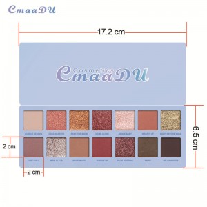 Christmas gift 14-color matte eyeshadow palette eye makeup easy to color 14SYY