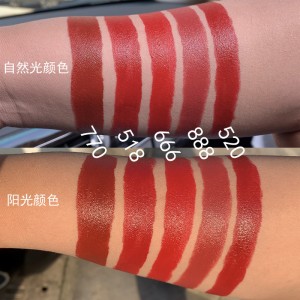 Label taybet Makeup Cream 5 Rengên Matte Lipstick 5SKH