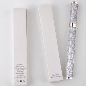 Дълготрайна водоустойчива течна писалка с персонализирано лого на едро, гладка и гладка без размазване, очна линия с диамантен модел-A06-A18