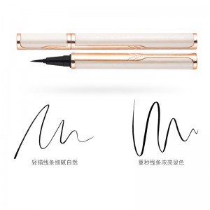 ปากกาอายไลเนอร์สีดำขนาดเล็กปากกาทองแห้งเร็วกันน้ำ Anti-sweat Lasting Eye Liner Liquid Eye ดินสอแต่งหน้า Tool-A24