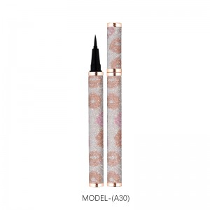 Shitje me shumicë e zezë stilolaps i papërshkueshëm nga uji me jetëgjatë Tharje të shpejtë dhe jetëgjatë Stilolaps i lëmuar i syve Laps kozmetikë për bukuri kozmetike-A30