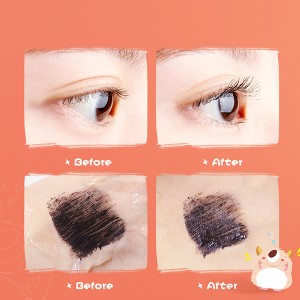 Eyelashes Long Mascara 4D Silk Fiber Waterproof Curling Mascara Volume Extension Female Cosmetics Makeup-BM03