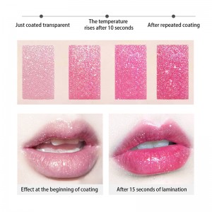 Glitter Star Lipstick Hranljiva vlažilna Bleščeča šminka D09