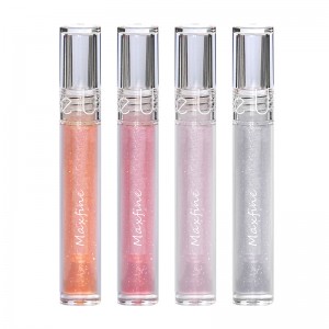 Beauty Glasting Lip Gloss Starry Quicksand Little Shimmer Glitter Long-lasting Lipstick Moisturizer Tin-aw nga Lip gloss DES01