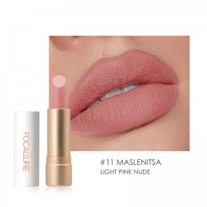 Matte velvet lipstick yakasikwa inonyorovesa lipstick inogara yakareba pigmented lipstick yakavanzika label-FA137