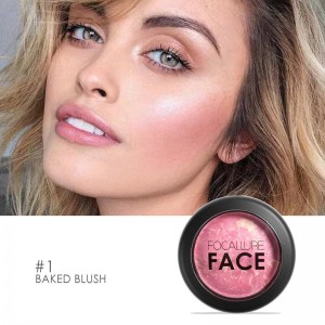 Blusher OEM Makeup Private Label Professional Cheek Baked Blush Palette Blushes Bronzer me shumicë për fytyrën Make Up-FA17