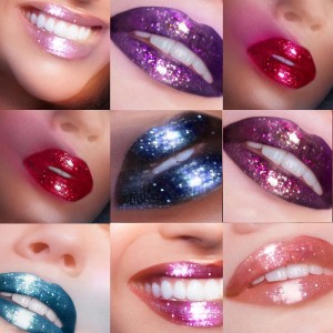 5 Kleur gloss wetterdicht shimmer lipgloss vloeibare lippenstift HDY01
