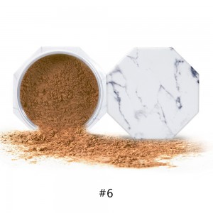 Marble 10 Fargeinnstilling Loose Powder Matt Concealer Loose Powder Ingen LOGO tar ikke av Makeup Concealer Powder—— HSY04