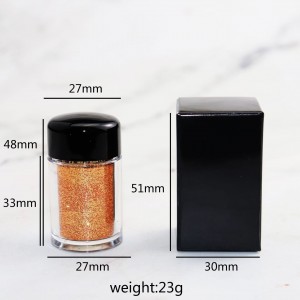 Nytt produkt Nr LOGO Nøytral 10 Farge Øyenskyggepulver Glitterpulver Lysende Powder Høyglanspulver Fosforpulver —— HSY12