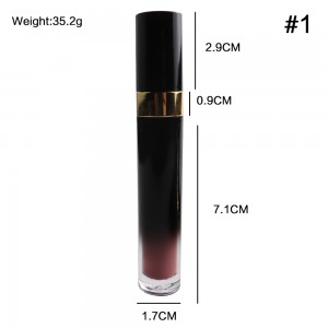 Labial mate líquido de etiqueta privada Brillo de labios impermeable Tinte de labios Maquillaxe de logotipo personalizado de longa duración
