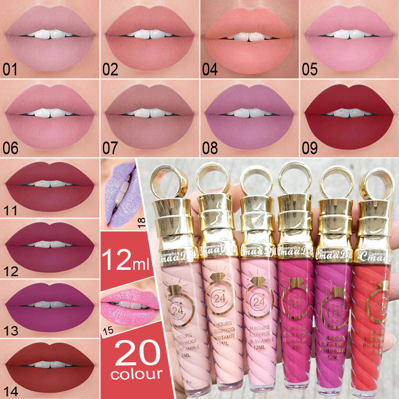 Lipstick Matte Me ka Hoʻololi ʻole, ROMANTIC Lip Gloss Rouge moisturizer HU