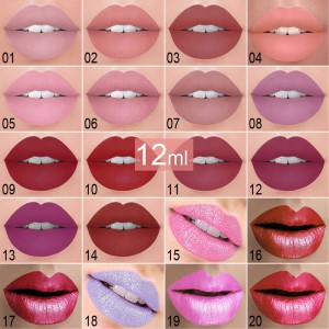 Lipstik Matte Tanpa Transfer, ROMANTIS Lip Gloss Rouge moisturizer HU