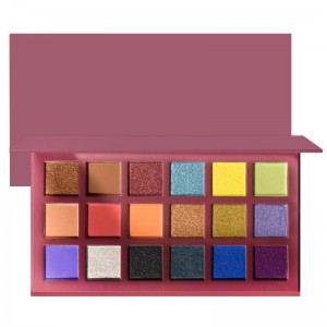 7 culori Private Label Long Lasting Matte Pearl Waterproof Bright Eyeshadow Palette-HXHZ01
