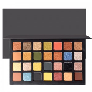7 kleuren Private Label Langdurige Matte Pearl Waterproof Bright Eyeshadow Palette-HXHZ01