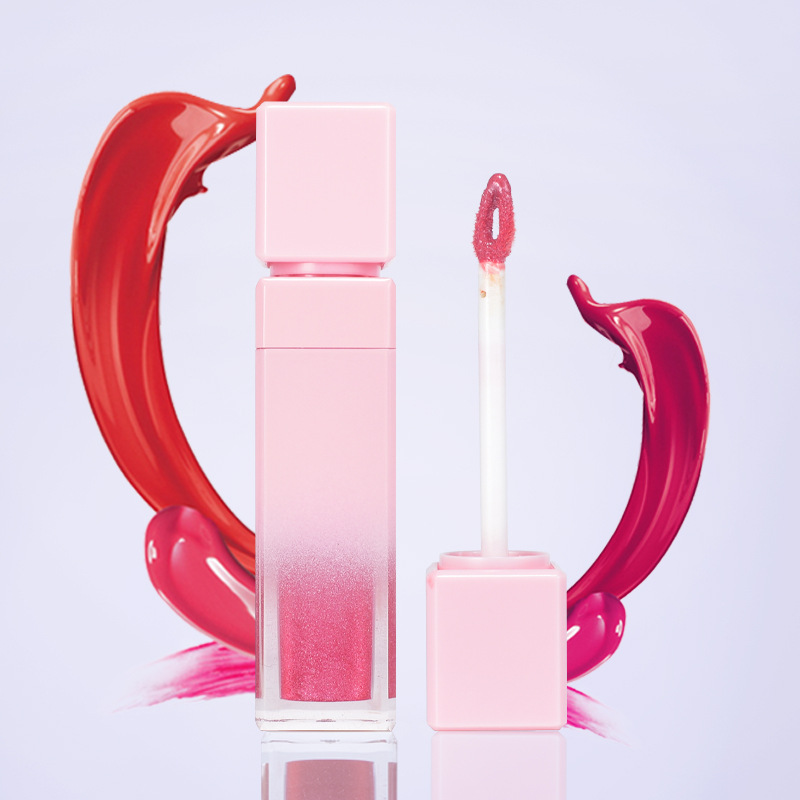 Bidh gloss lip de chàileachd àrd a ’gabhail ri Custom Logo Cosmetic Waterproof Liquid Lip Gloss-LS01