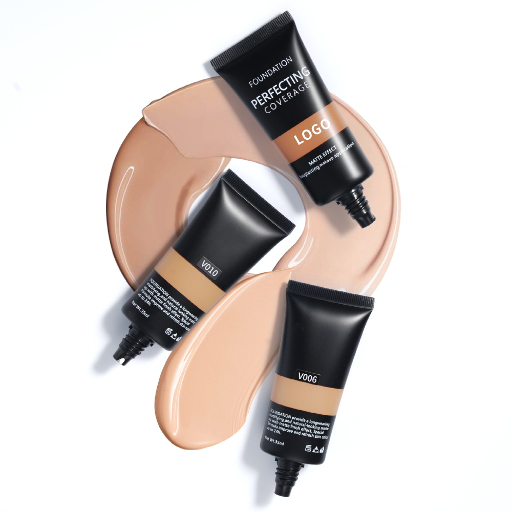 Matte Liquid FoundationConcealer Liquid Foundation Moisturizing Concealer High Gloss Concealer Makeup —MY14