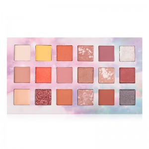 18-Color Starry Sky Eyeshadow Palette Pearlescent Matte Combination Eyeshadow Palette Non-Flying Powder P18