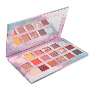 18-Color Starry Sky Eyeshadow Palette Pearlescent Matte Combination Eyeshadow Palette Non-Flying Powder P18