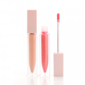 နောက်ဆုံးပေါ် neutral matte pearlescent lip gloss no logo lip glaze neutral lip gloss non-stick cup lip gloss—P25