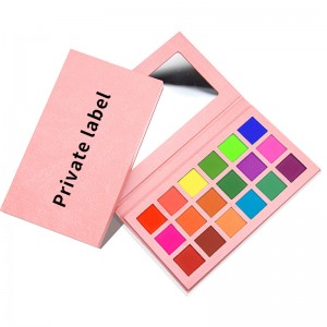 Private label custom 18-color matte long lasting waterproof eyeshadow palette-RYMZ01