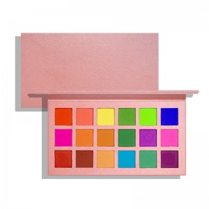 Private label custom 18-kleuren matte langdurige waterdichte oogschaduw palette-RYMZ01