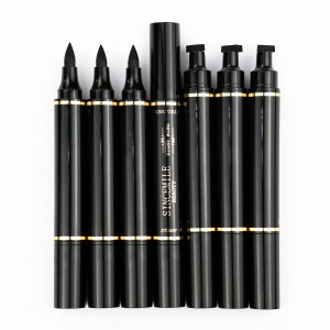 Vodootporna, brzosušeća, neutralna olovka za oči bez logotipa, gusta, glatka i izdržljiva crna olovka za oči——SXM13