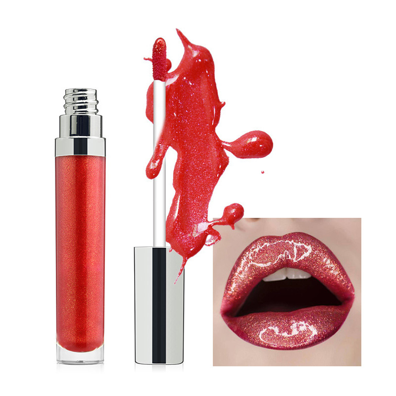 26 renk yağlı parlatıcı dudak parlatıcısı inci Lip Glaze şeffaf dudak yağı logo yok-26C