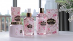 Magnolia Blossom Krismasi Shower Gel Spa Bath Seti ya Zawadi