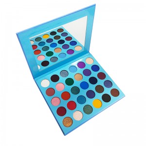 Paleta de sombras personalizadas altamente pigmentadas shimmer matte 30 cores paleta de sombras de maquiagem