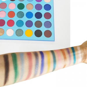 Hoogs gepigmenteerde pasgemaakte oogskadu palet glinster mat 30 kleure make-up oogskadu palet