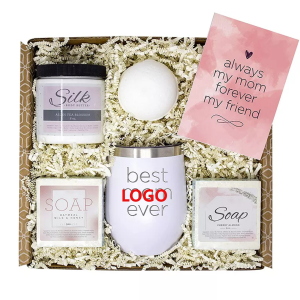 Grosir private label mewah Hari Kasih Sayang perawatan tubuh spa kit Hari Ibu mandi spa gift set