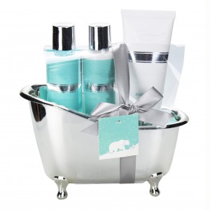 Venda a l'engròs personalitzar les dones de luxe d'etiqueta privada mimar el bany per a la cura de la pell i el bany corporal caixa de spa conjunt de regal d'embalatge conjunt de bany de vacances
